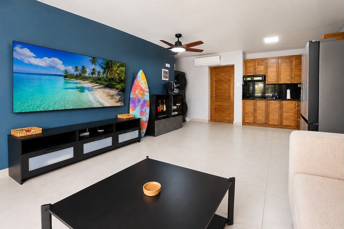 Apartamento de 1 Habitación con Vista al Mar en Venta en Cabarete Este