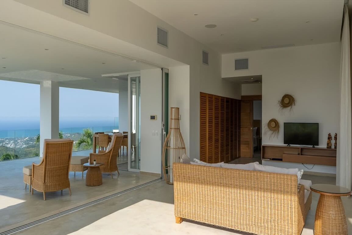 Villa con vista al mar de 4 dormitorios en Las Terrenas, Samaná — Foto 3