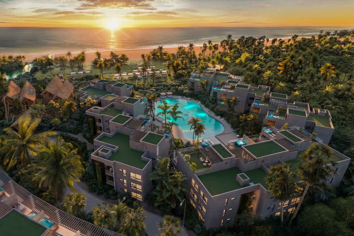 Apartamentos en Venta en The Reef Playa Bonita — Piscina
