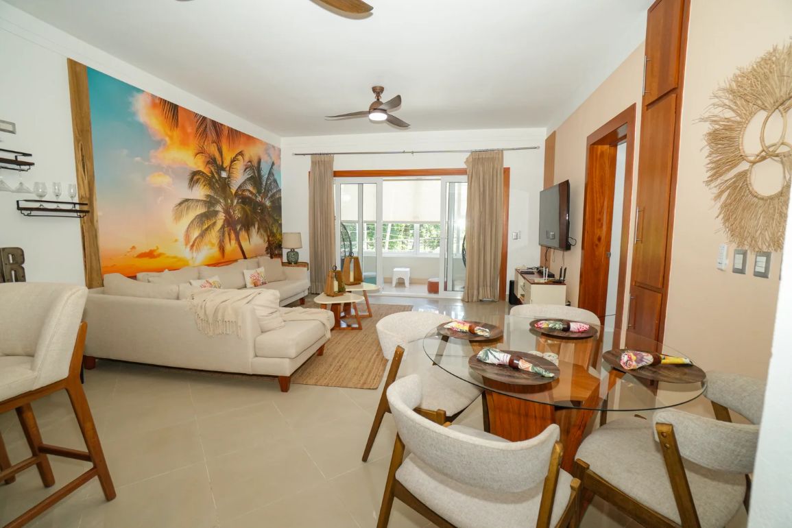 Condo Amueblado de 2 Habitaciones en Cabarete Morning Breeze — Foto 2