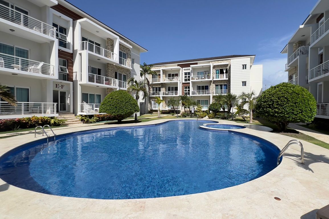 Penthouse de 2 habitaciones en venta en Blue Garden, Sosúa — Piscina