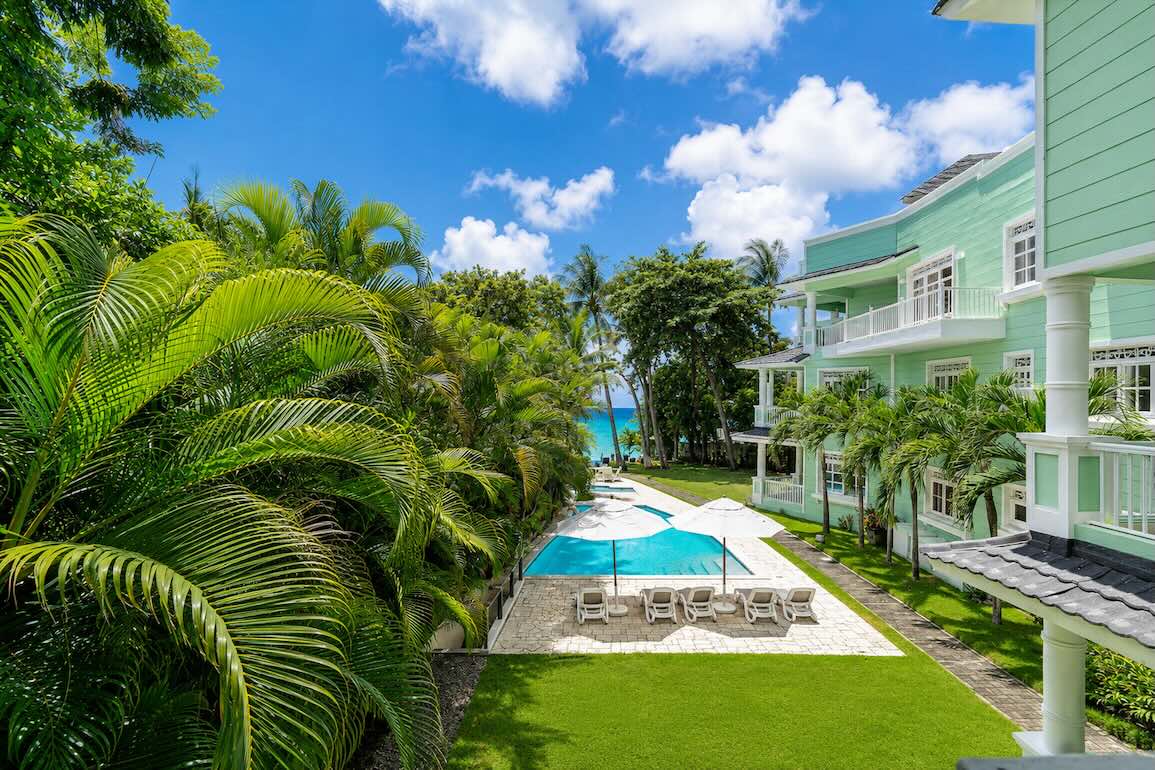 Condo for Sale in Las Galerias Sosua Condominium — Pool