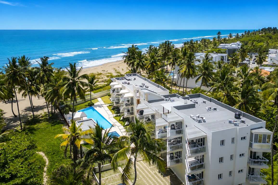 Penthouse de 2 Habitaciones Frente al Mar en Cristamar, Cabarete East — Vista