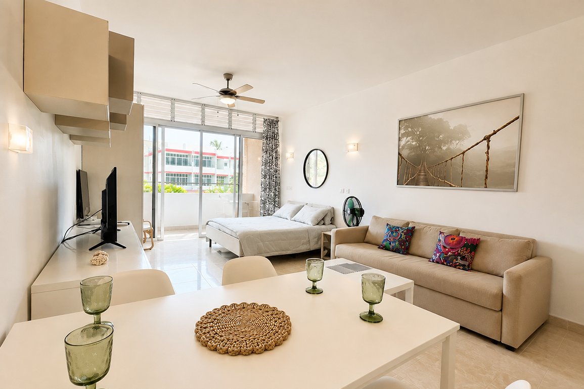 Estudio Amueblado en Venta en el Centro de Cabarete — Foto 1