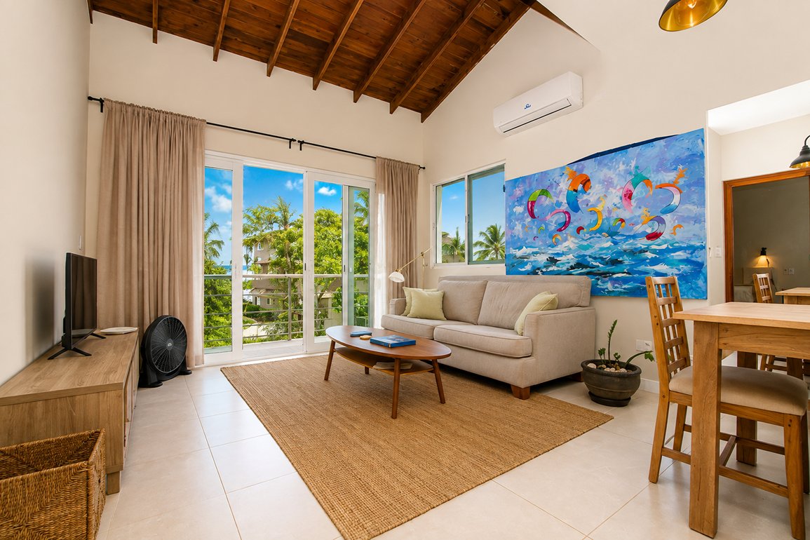 Condo Frente al Mar de 1 Habitación en Kite Beach, Cabarete — Foto 3