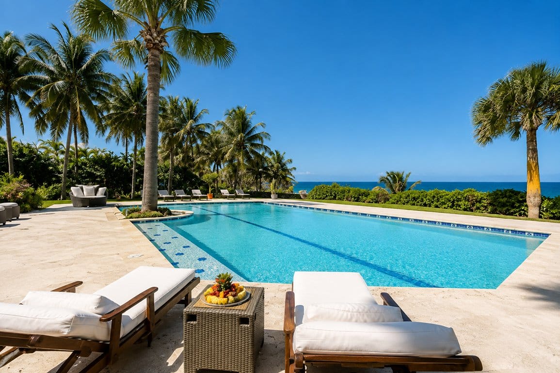 Villa Frente al Mar de 5 Habitaciones en Cabarete — Foto 5