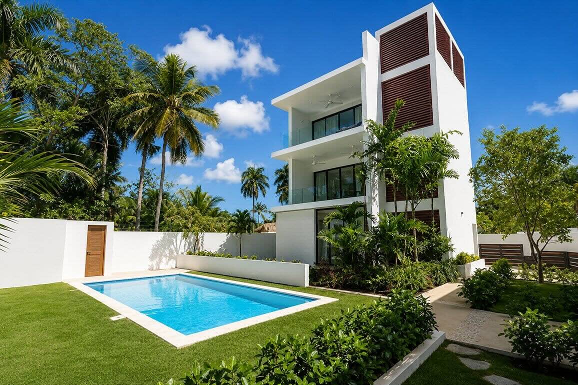Penthouse Dúplex de 2 Habitaciones en Venta en Las Terrenas — Piscina