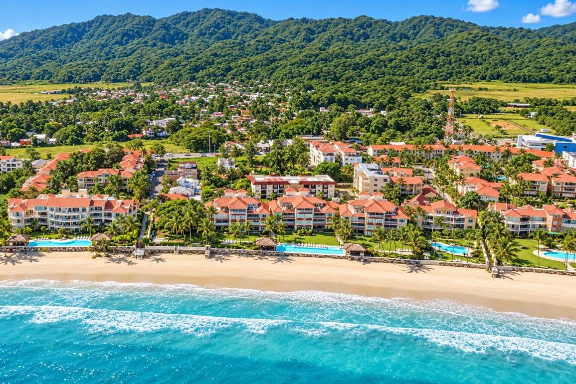 Ocean Beach Apartment for Sale in Cabarete with Ocean Views — View