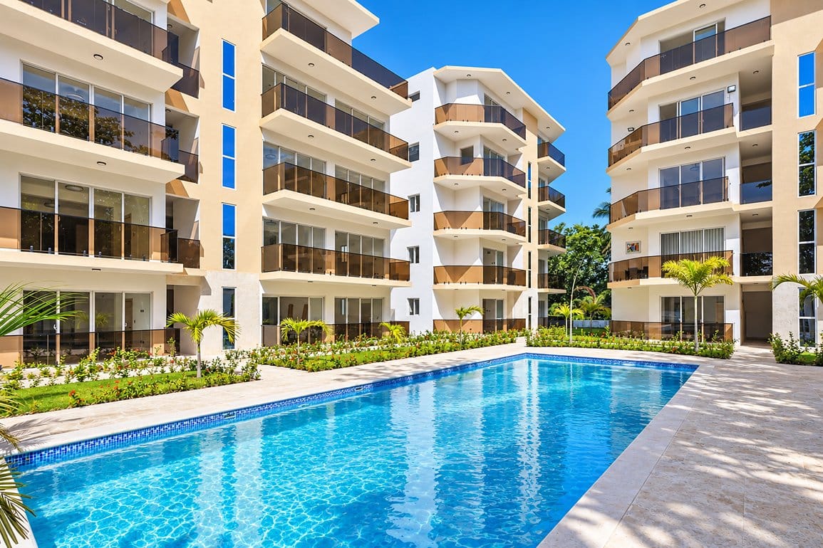 Brand-New 1-Bedroom Apartment for Sale in Central Cabarete — Pool