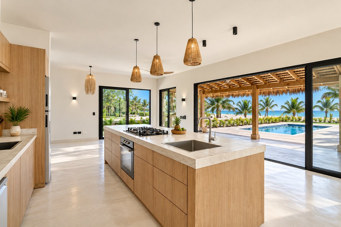 Beachfront Villa for Sale in Sabaneta de Yásica, Puerto Plata — Photo 1