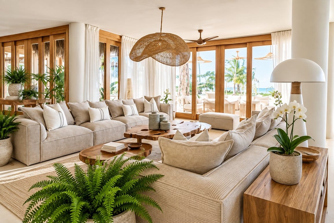 Villa Frente al Mar de 9 Dormitorios en Punta Bonita, Las Terrenas — Foto 1