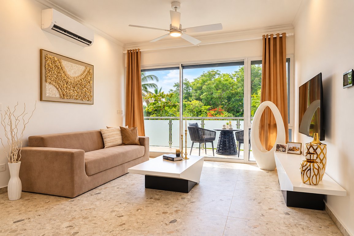 Apartamentos de 2 Habitaciones en Playa Chiquita, Sosúa — Foto 9