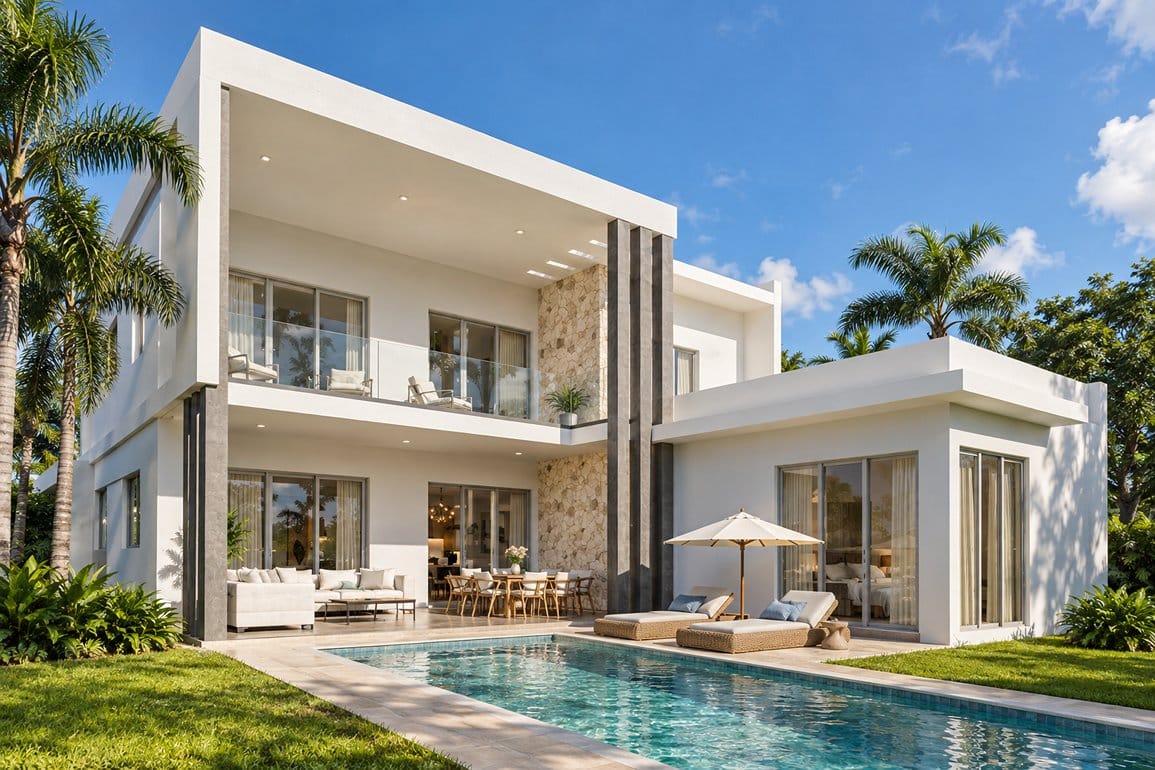 Villa de 3 Habitaciones en Venta en Sosúa Ocean Village — Piscina