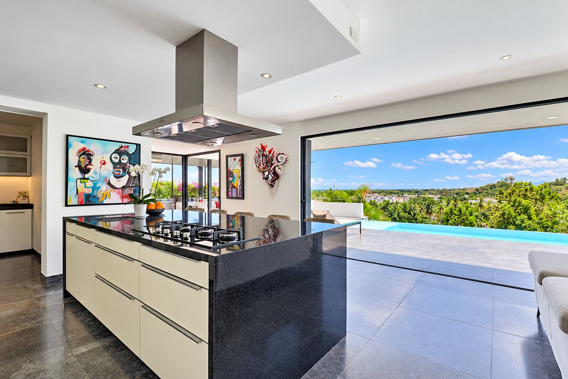 Villa en venta en Las Terrenas con vista al mar y piscina climatizada — Foto 2