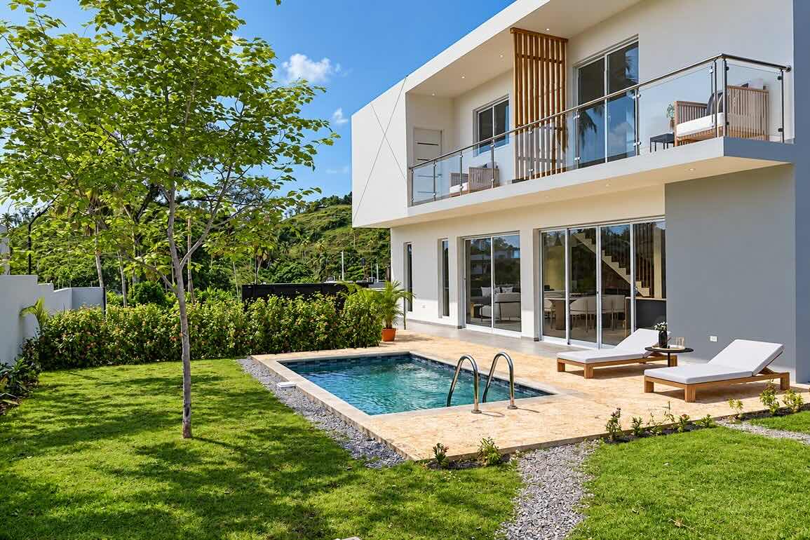 Villa 3 Habitaciones en Venta en Hoyo de Cacao, Las Terrenas — Piscina