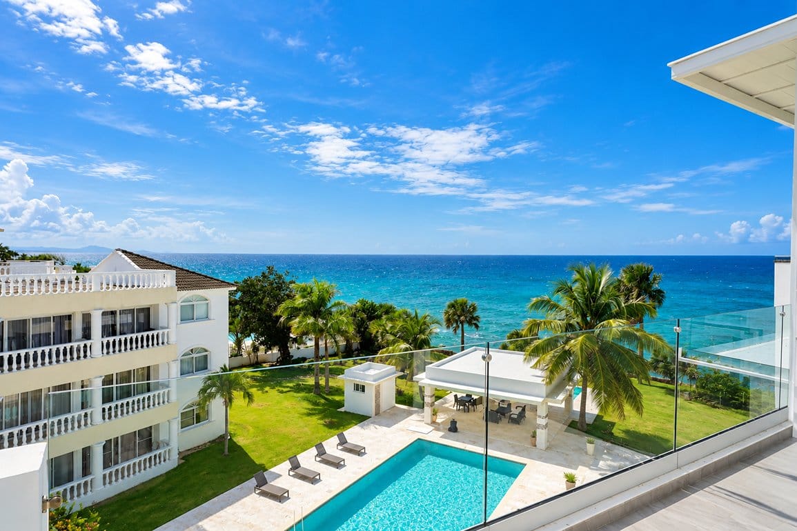 Apartamento de 3 Habitaciones Frente al Mar en Escondido Bay, Sosúa — Vista