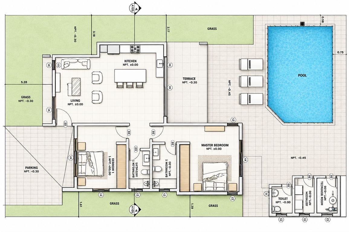 Villas Nuevas en Venta Cerca de Kite Beach, Cabarete — Foto 2