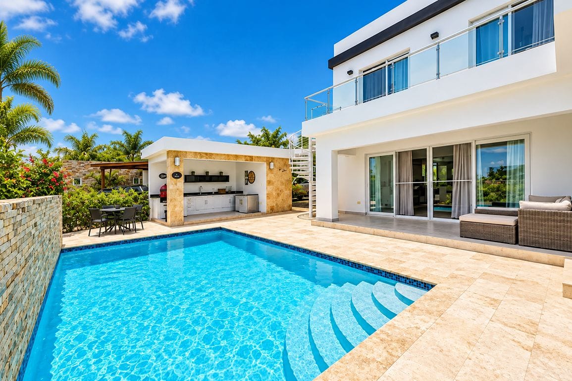 Villa de 3 Habitaciones en Venta en Sosua Ocean Village — Piscina