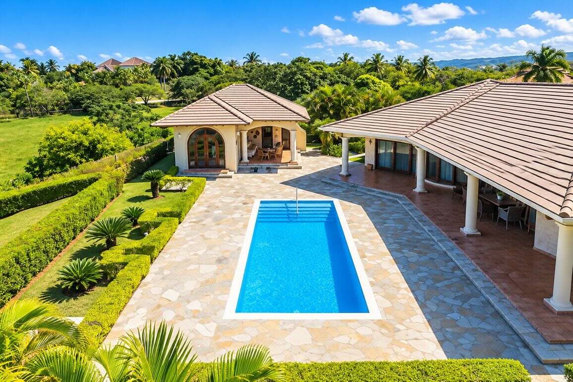 Villa de 3 Habitaciones con Vista al Mar en Haciendas El Choco, Sosúa — Vista
