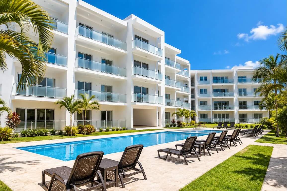 Apartamento de 1 Habitación en Venta en Laguna City, Sosúa — Piscina