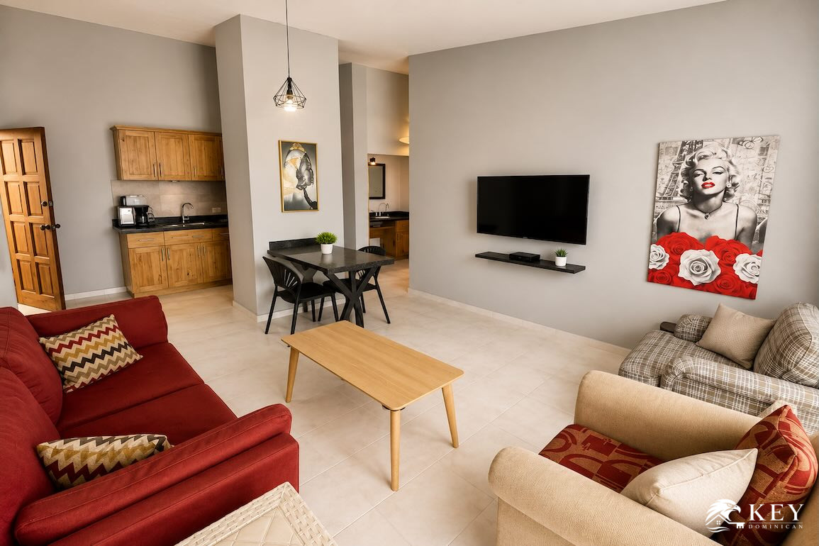 Apartamento de 1 Dormitorio en Venta en Club Residencial Sosua