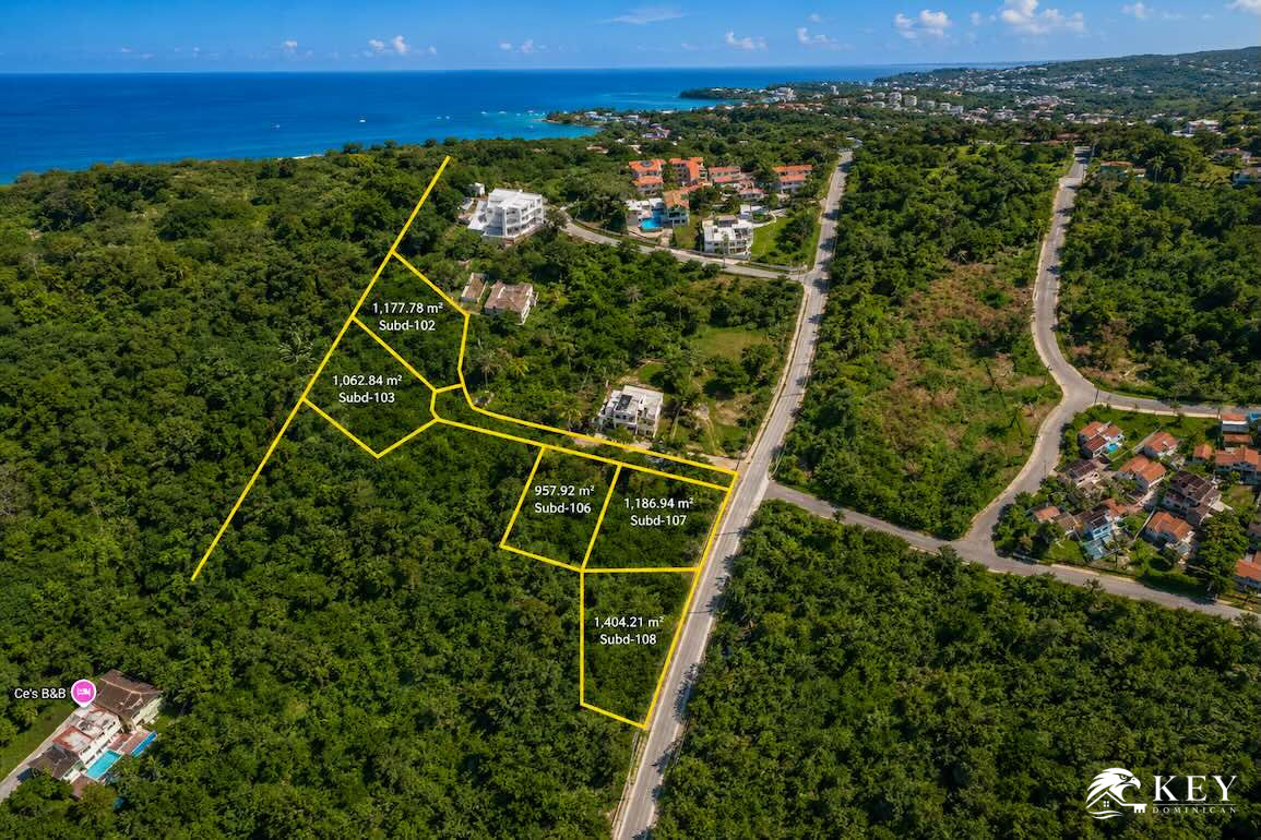 Solares Residenciales con Vista al Mar en Venta en El Batey Sosúa
