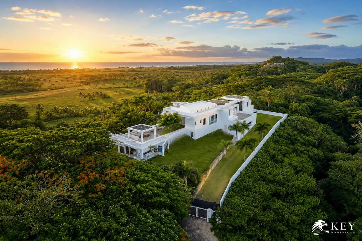 El Portillo, Las Terrenas — 6-Bedroom Ocean-View Villa for Sale — Photo 1