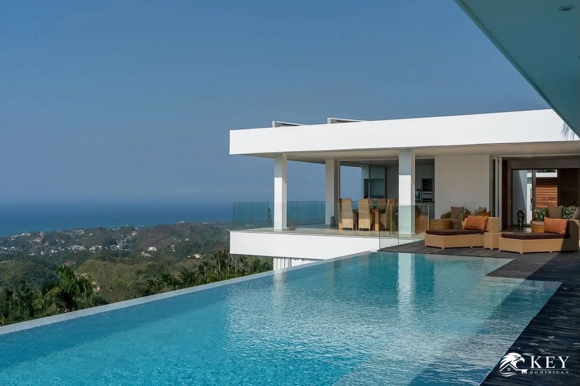 Villa con vista al mar de 4 dormitorios en Las Terrenas, Samaná — Foto 1