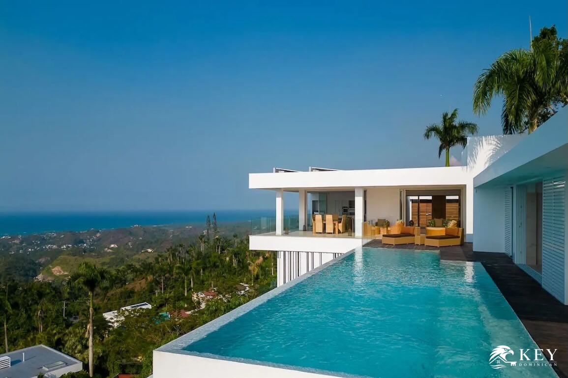 Villa con vista al mar de 4 dormitorios en Las Terrenas, Samaná — Foto 5