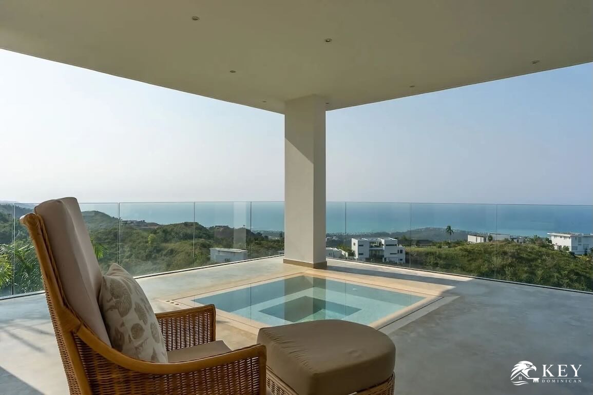 Villa con vista al mar de 4 dormitorios en Las Terrenas, Samaná — Foto 7