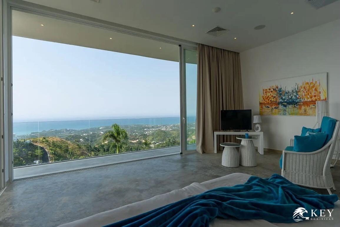 Villa con vista al mar de 4 dormitorios en Las Terrenas, Samaná — Foto 10