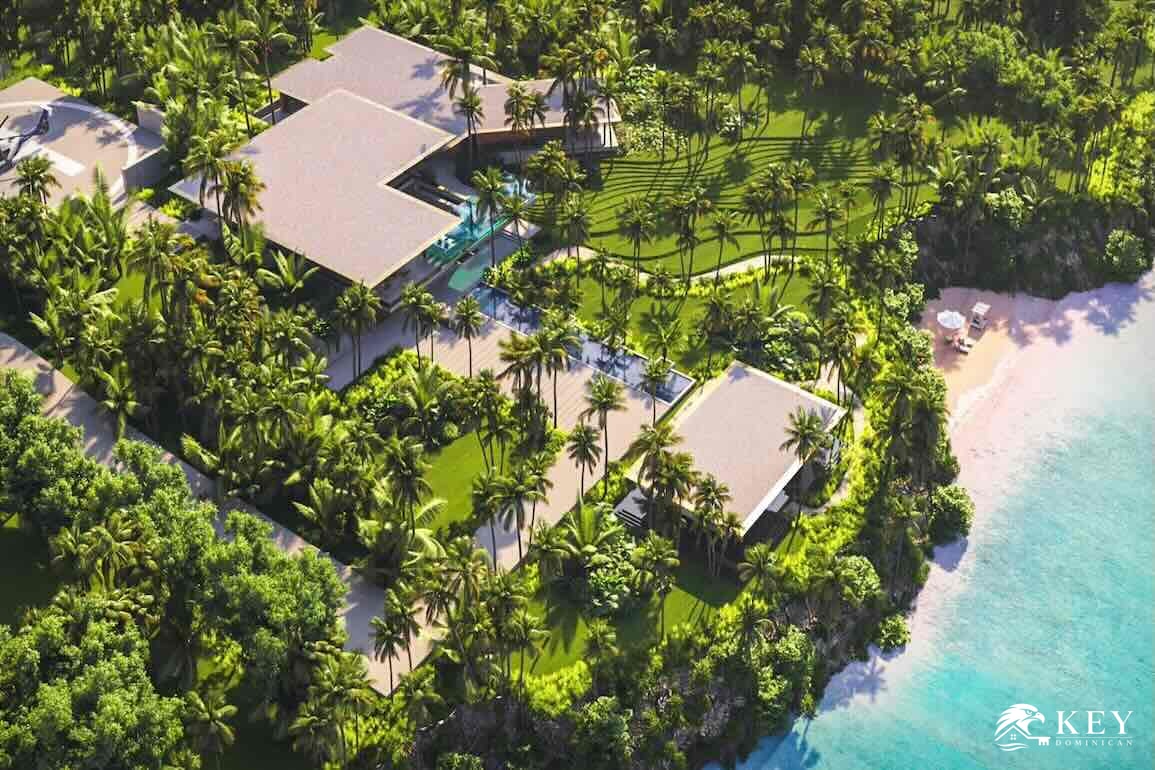 Villa frente a la playa de 6 dormitorios en Las Terrenas, Samaná — Foto 1
