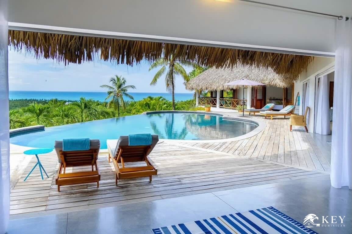 Villa con vista al mar de 5 dormitorios en Las Terrenas, Samaná — Foto 2