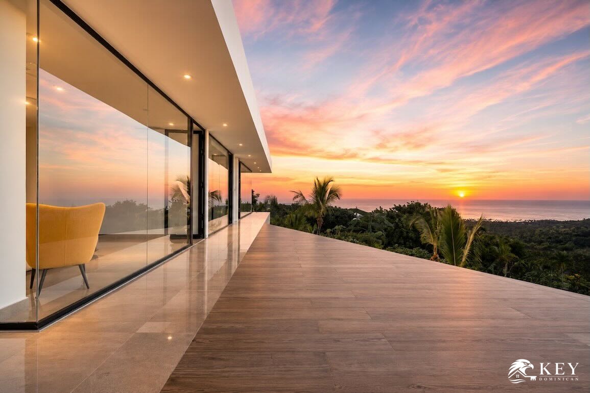Villa con vista al mar de 3 dormitorios en Cosón, Las Terrenas — Foto 4