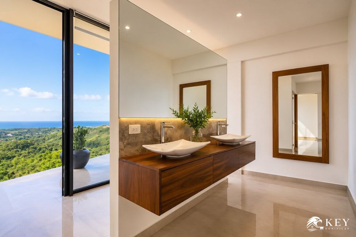 Villa con vista al mar de 3 dormitorios en Cosón, Las Terrenas — Foto 7
