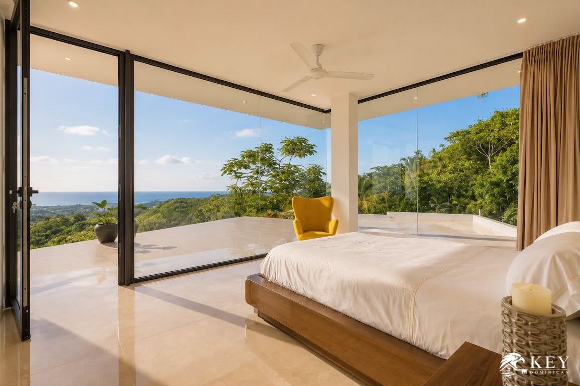 Villa con vista al mar de 3 dormitorios en Cosón, Las Terrenas — Foto 8