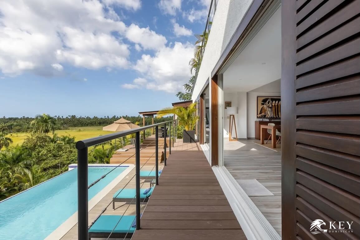 Villa con vista al mar de 4 dormitorios en El Portillo, Las Terrenas — Foto 12