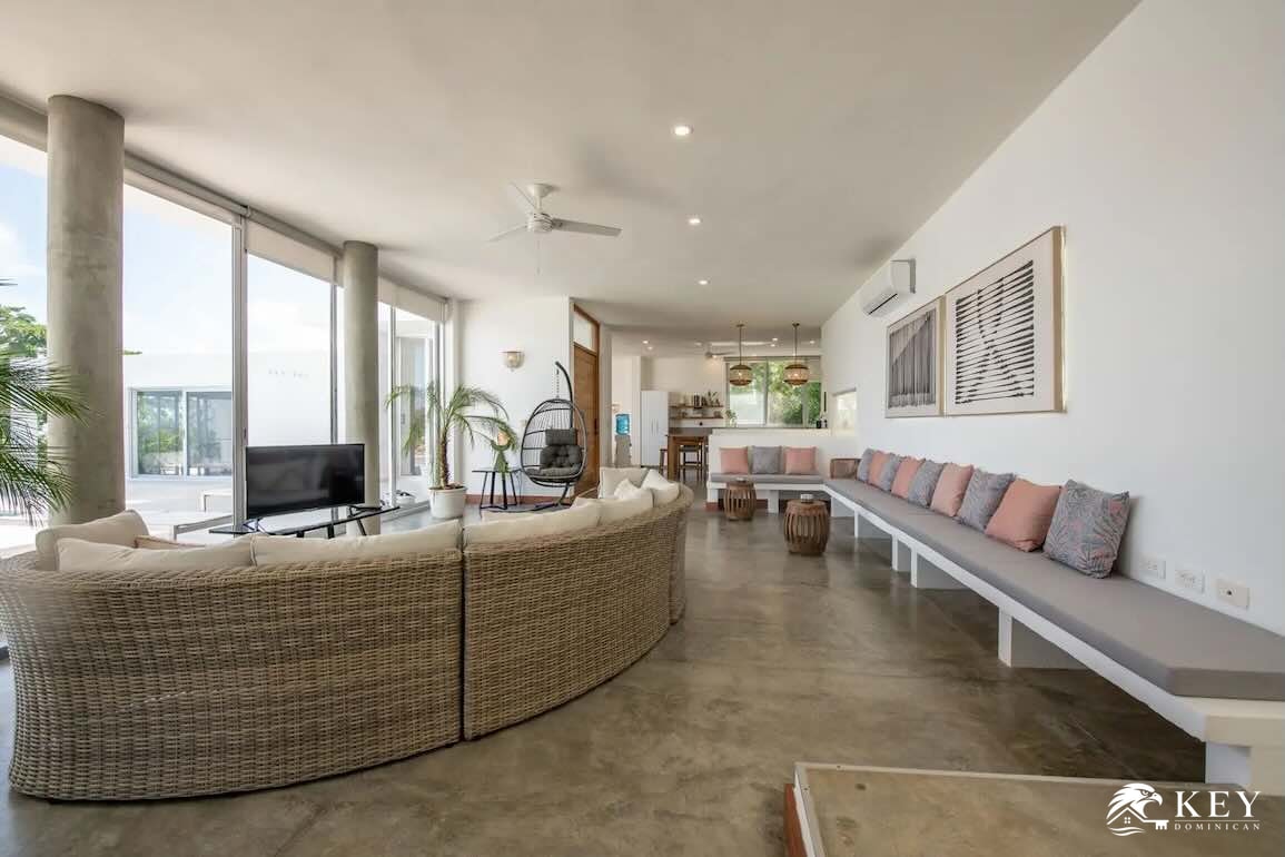 Villa con vista al mar de 5 dormitorios en Parques, Las Terrenas — Foto 8