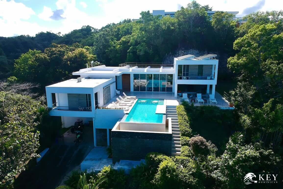Villa con vista al mar de 5 dormitorios en Parques, Las Terrenas — Foto 9
