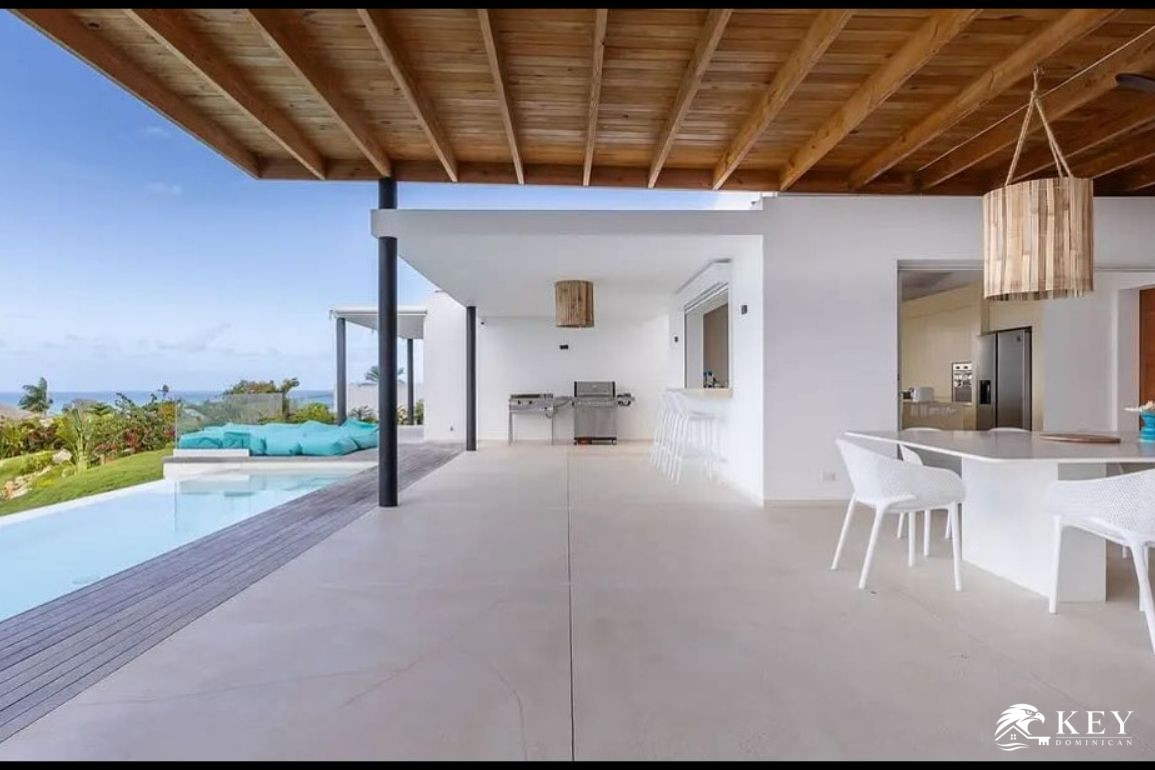 Villa con vista al mar de 5 dormitorios en Las Terrenas, Samaná — Foto 5