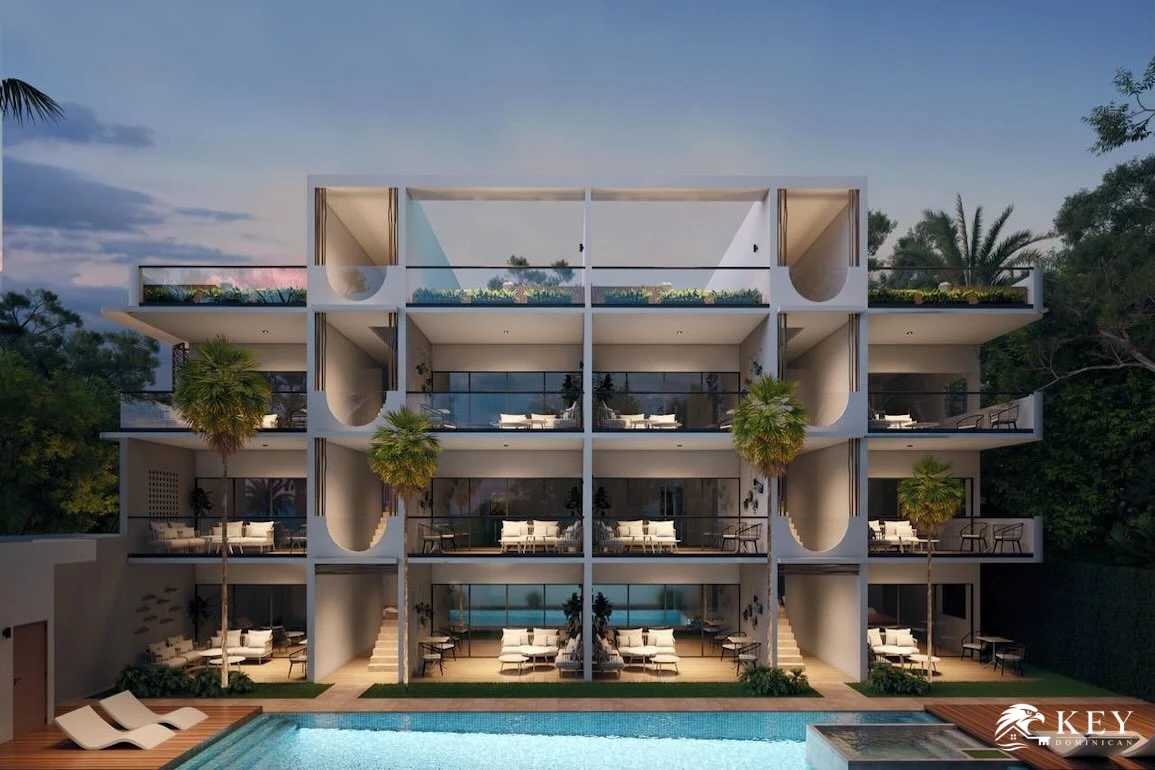 Apartamento en Venta Cerca de Playa Encuentro, Cabarete — Exterior