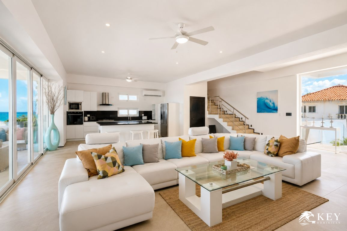 Villa de Lujo Frente al Mar de 5 Dormitorios en Venta en Cabarete — Foto 6