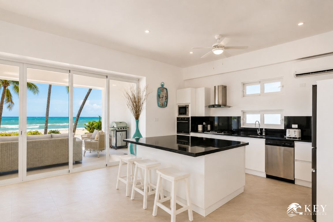 Villa de Lujo Frente al Mar de 5 Dormitorios en Venta en Cabarete — Foto 9