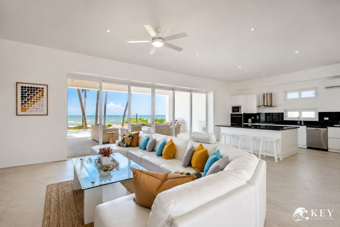 Villa de Lujo Frente al Mar de 5 Dormitorios en Venta en Cabarete — Foto 13