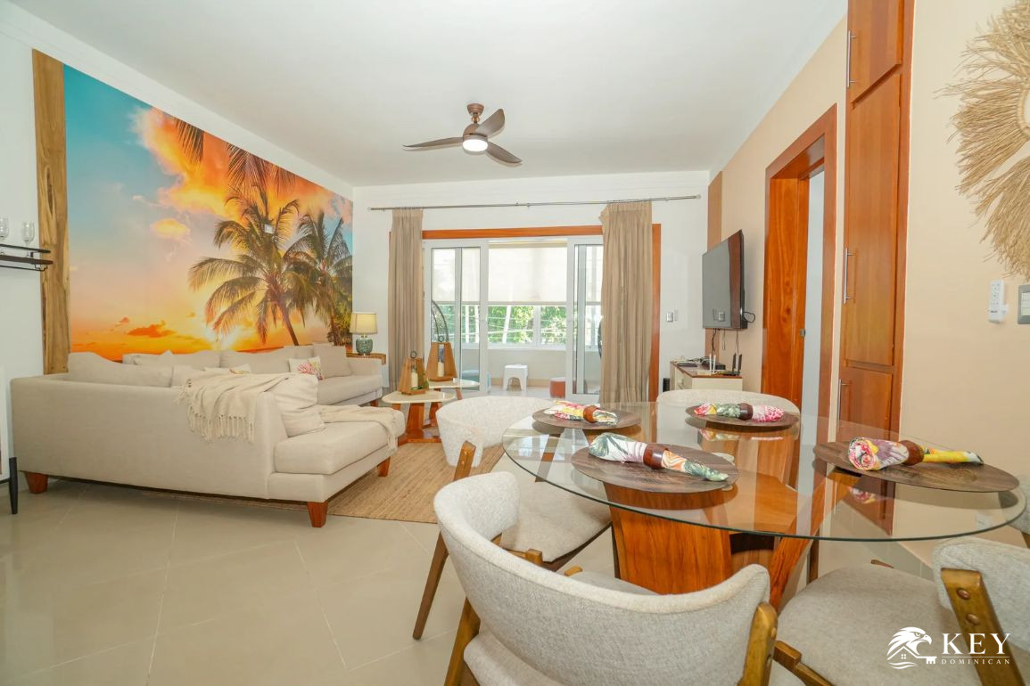Condo Amueblado de 2 Habitaciones en Cabarete Morning Breeze — Foto 7