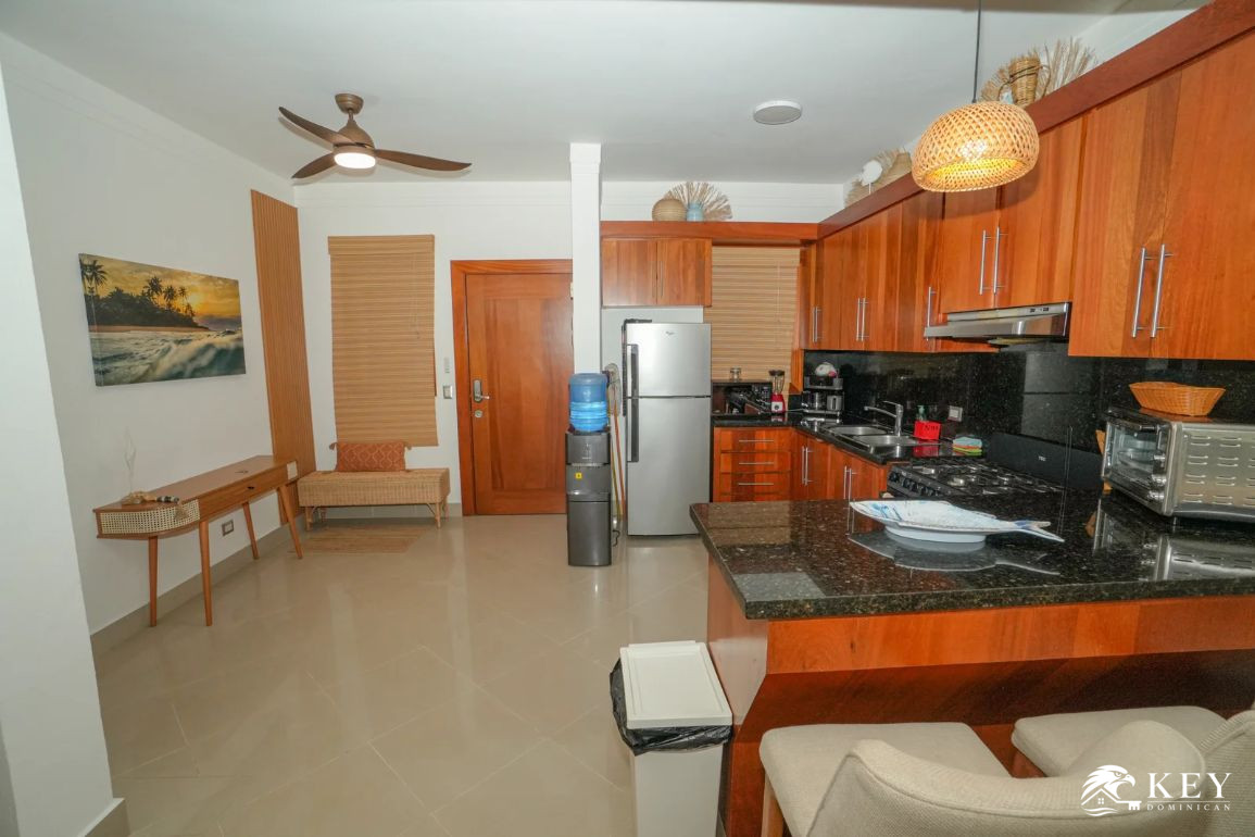 Condo Amueblado de 2 Habitaciones en Cabarete Morning Breeze — Foto 10