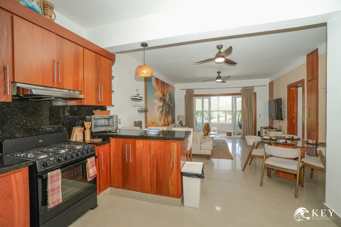 Condo Amueblado de 2 Habitaciones en Cabarete Morning Breeze — Foto 11