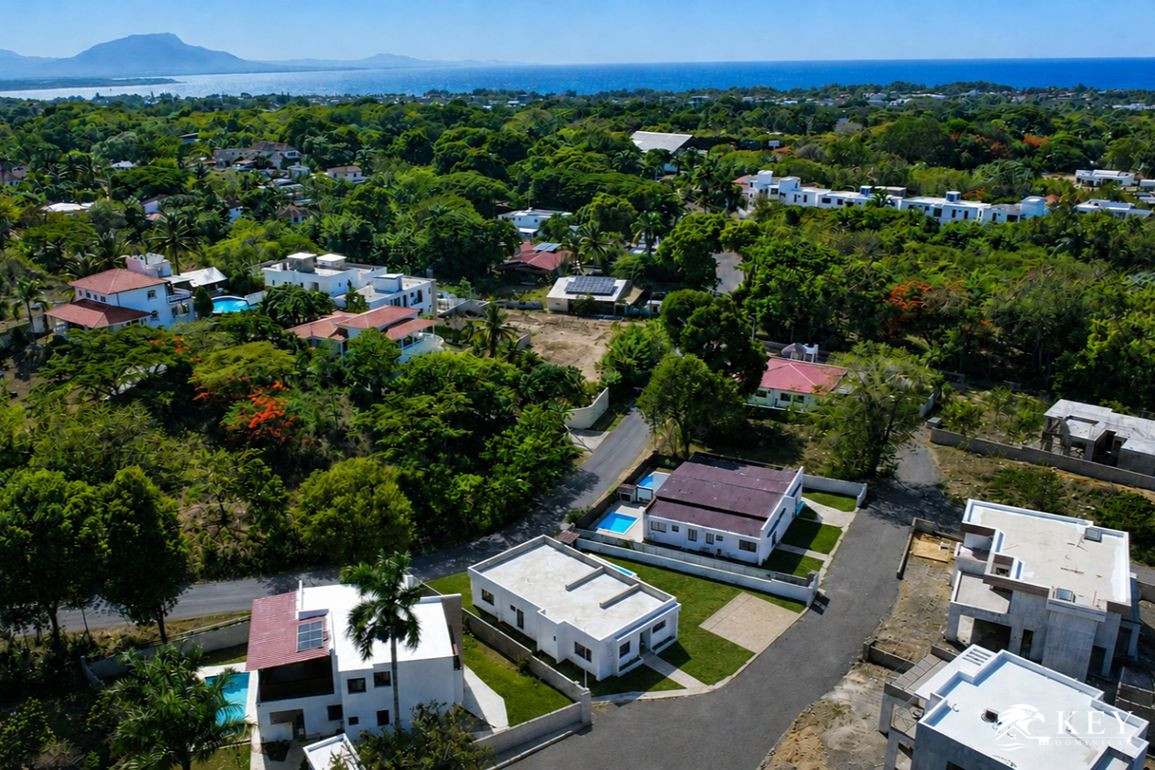Villa Moderna de 3 Habitaciones en Venta en La Mulata Sosúa — Vista