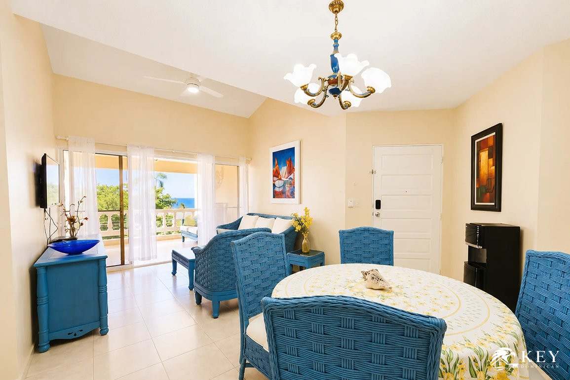 Apartamento de 2 Habitaciones con Vista al Mar en El Batey, Sosúa — Foto 3