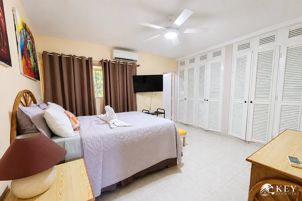Apartamento de 2 Habitaciones con Vista al Mar en El Batey, Sosúa — Foto 6